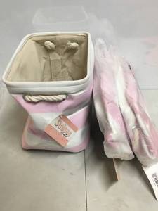 Pink Striped Totes