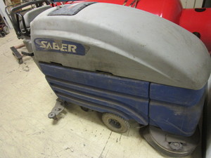 lot 607 image: SABER WALK-BEHIND FLOOR SCRUBBER