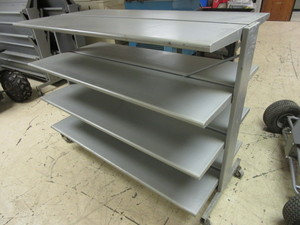 lot 605 image: COMMERCIAL ROLLING SHELF UNIT