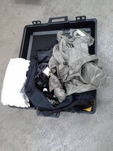 lot 5 image: 3M Airstream Breathe Easy Hood Mask and Repirator, Carry Case