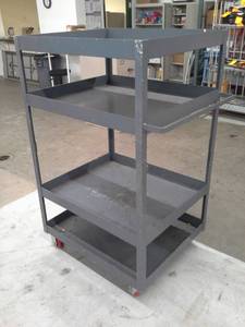 4-Tier Metal Utility Cart