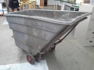 Commercial Plastic Rolling Dumpster Cart