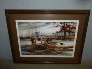 lot 1 image: Terry Redlin Print