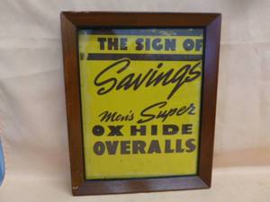 lot 46 image: Vintage Sign