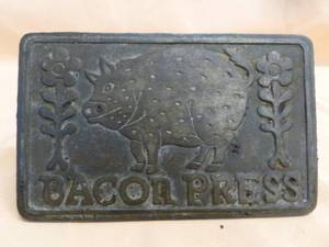 lot 48 image: Bacon Press