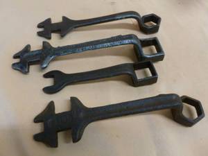 lot 65 image: Antique Buggy Wrenches