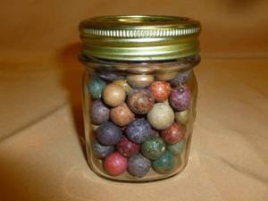 lot 164 image: Vintage Clay Marbles