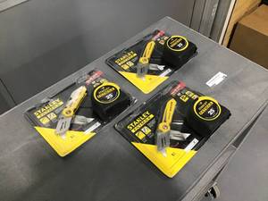 Lot Of 3 STANLEY Fatmax 25 ft. Tape Measure with Bonus Fixed Blade Folding Knife