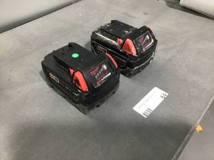 Lot Of 2 Milwaukee M18 4ah Batteries