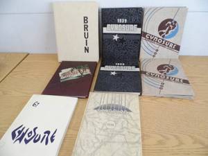 lot 8 image: Vintage Yearbooks - Fargo Central & Bruins