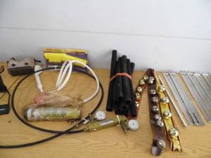 lot 74 image: Air Gauge - Sprayer - Glides - Bells