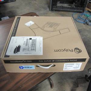 New Polycom SoundStation IP 7000 Full Duplex IP Conference Phone