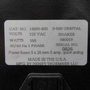 VWR S-500 Orbital Shaker