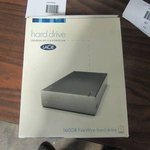 New LACIE 160GB FireWire Hard Drive