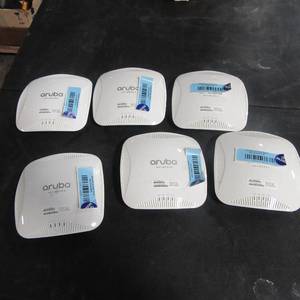 Lot of 6 Aruba Wireless Access Points Model AP205