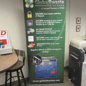 Shred up to 25 Computer Hard drives, or recycle up to 200 lbs of misc electronics including computers and more