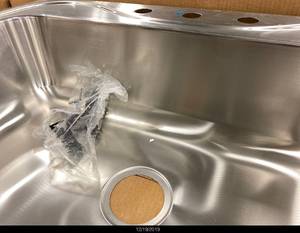 lot 26 image: SterlingKohler Kitchen Sink