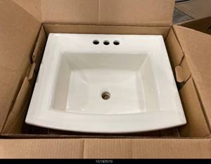 lot 32 image: Kohler Drop-In Bathroom Sink