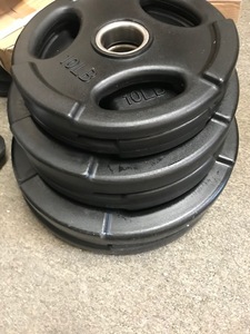 Urethane Olympic Grip Weights   NEW