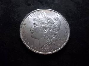 1878 8 Tail Feathers Morgan Silver Dollar