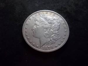 1879 O Morgan Silver Dollar