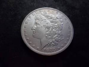 1883 O Morgan Silver Dollar