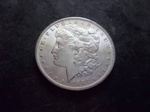 1884 O Morgan Silver Dollar