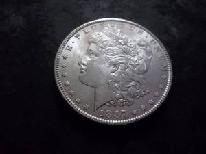 1887  Morgan Silver Dollar