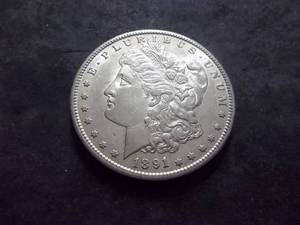 1891 S Morgan Silver Dollar