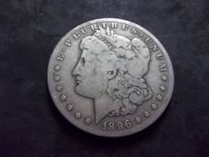 1896 S Morgan Silver Dollar