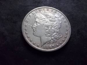 1897 S Morgan Silver Dollar