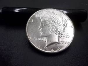 1928 S Silver Peace Dollar