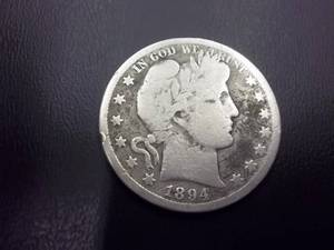 1894 O Barber Half Dollar