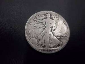 1917 S Reverse Mint Walker Half Dollar