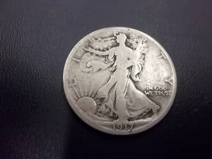 1917 D Reverse Mint Walker Half Dollar