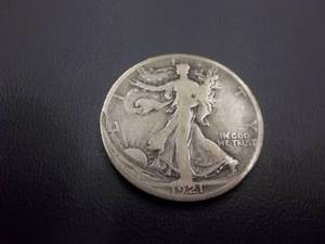 1921 D Walker Half Dollar