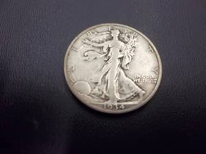 1934 S Walker Half Dollar
