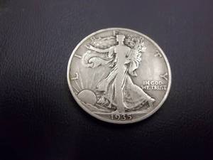 1935 D Walker Half Dollar