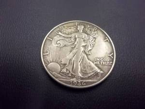 1936 D Walker Half Dollar