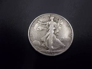 1937 S Walker Half Dollar