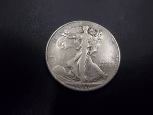 1937 D Walker Half Dollar