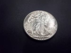 1945 D Walker Half Dollar
