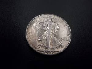 1947 D Walker Half Dollar