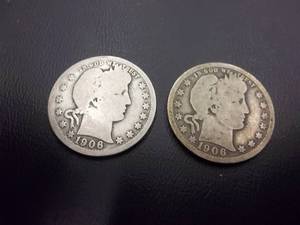1906, 1906 D Barber Quarters