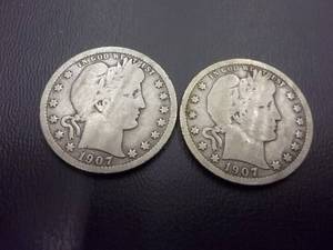 1907, 1907 O Barber Quarters