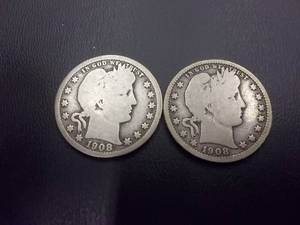 1908, 1908 O Barber Quarters