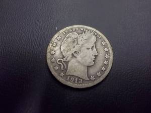 1913 D Barber Quarter
