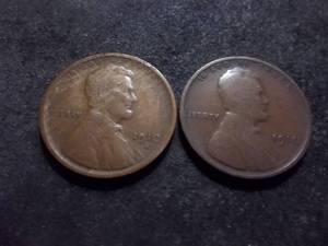 1910, 1910 S Lincoln Cents