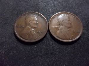 1914, 1914 S Lincoln Cents