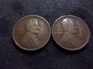 1915, 1915 D Lincoln Cents